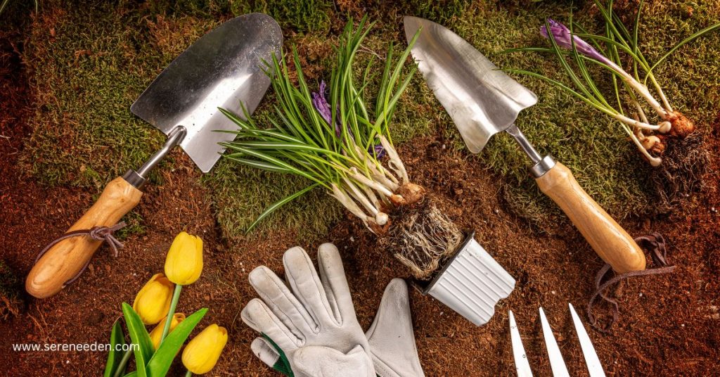 What are the 20 most common gardening tools